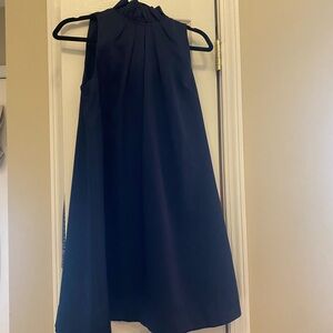Umgee Navy Blue Dress with Bow Detail NEW WITH TAGS